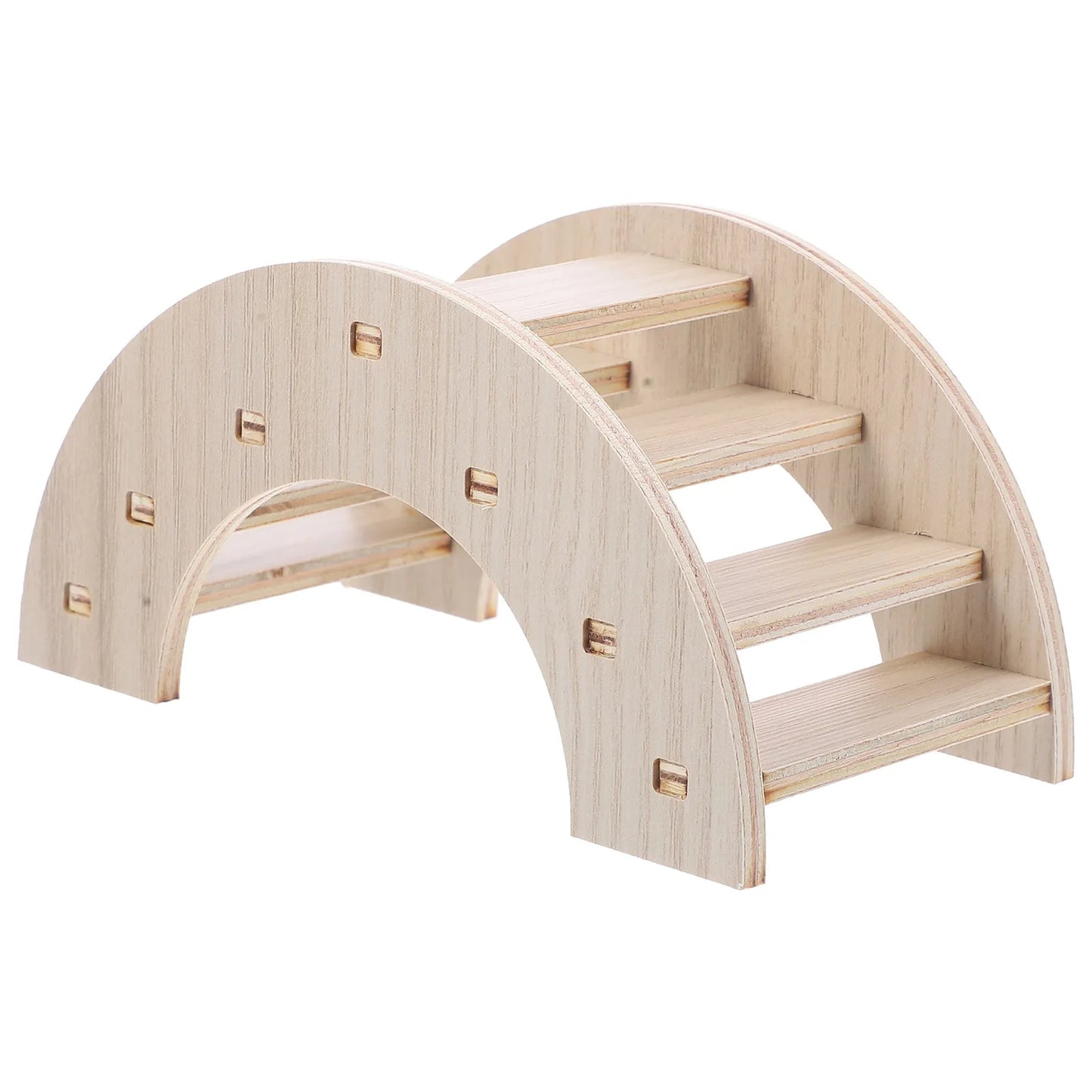 Wooden Hamster Bridge Small Animals Climb Playground Ladder for Hamsters Gerbils Chinchillas Rats Pet Climbing Bridge