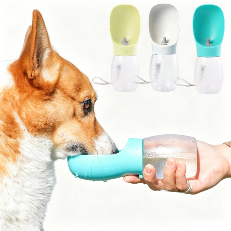 Portable Pet Dog Water Bottle Hiking Outdoor Leakproof Puppy Drinking Bowls for Small Medium Large Dogs Cats Chihuahua Supplies