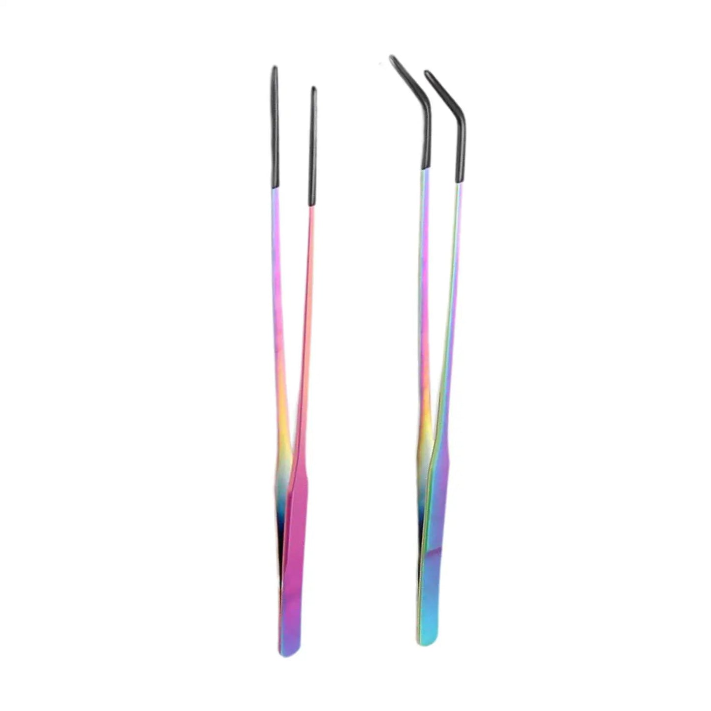 Reptile Feeding Tongs Long Aquarium Tweezers for Lizards Gecko Snakes Enclosure Accessories Water Grass Bearded Dragon Tank