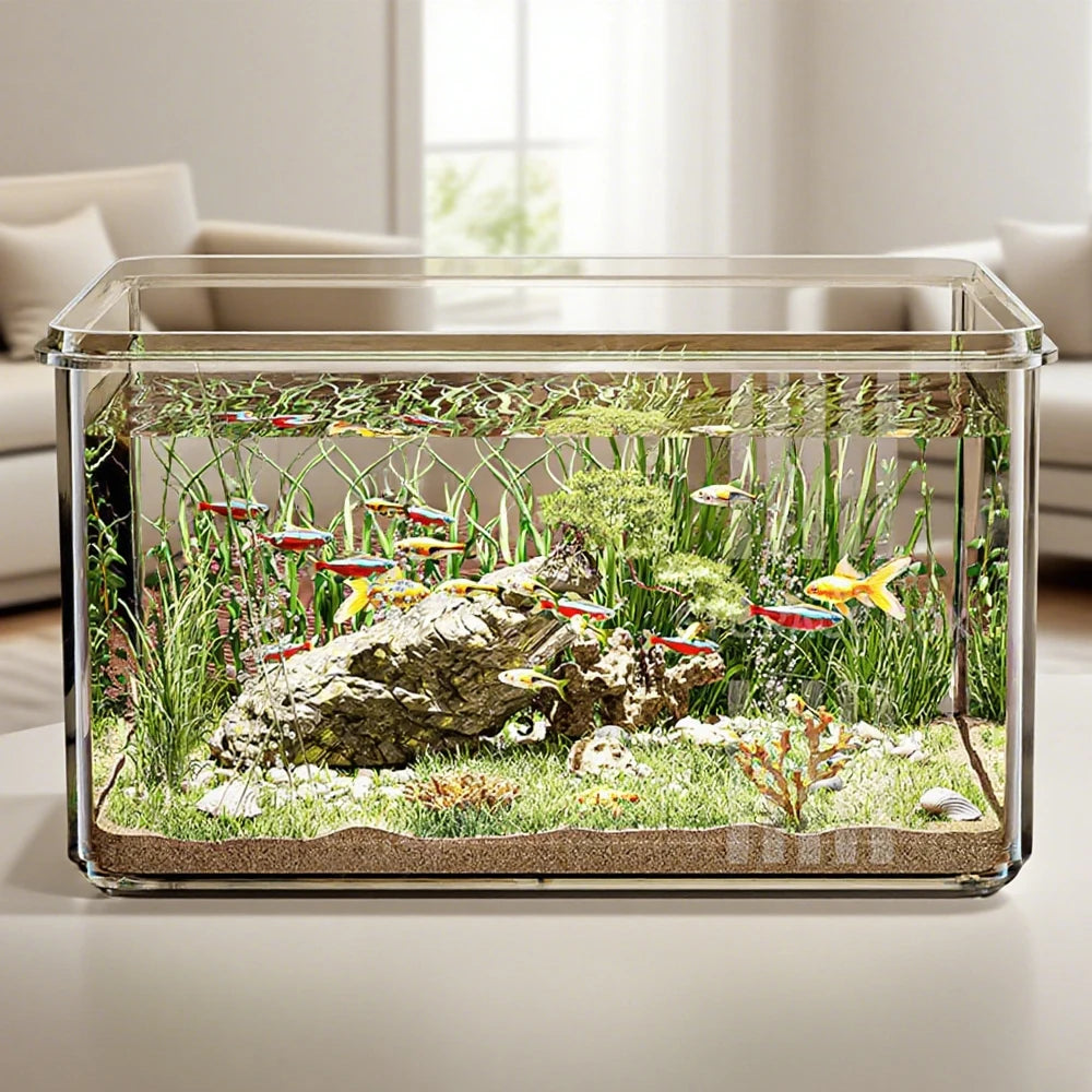 AquaVista Transparent Desktop Aquarium