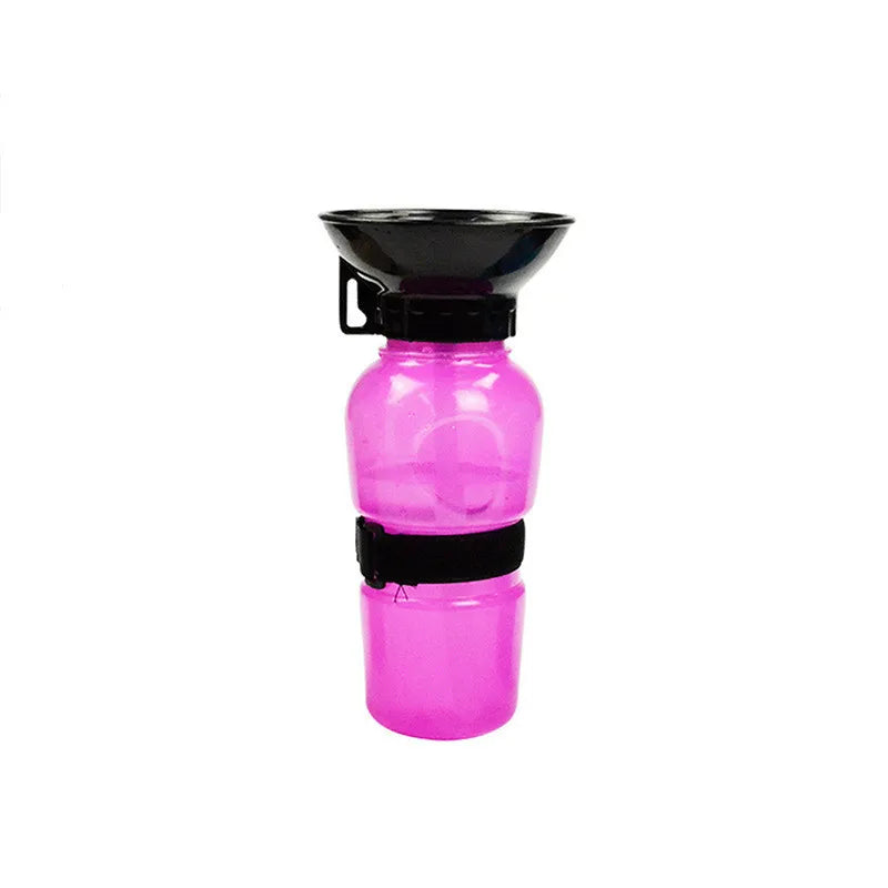 500ml Portable Pet Water Bottle For Dogs Cats Travel Drinking Cup Leakproof Outdoor Water Feeder Bowl Pet Supplies