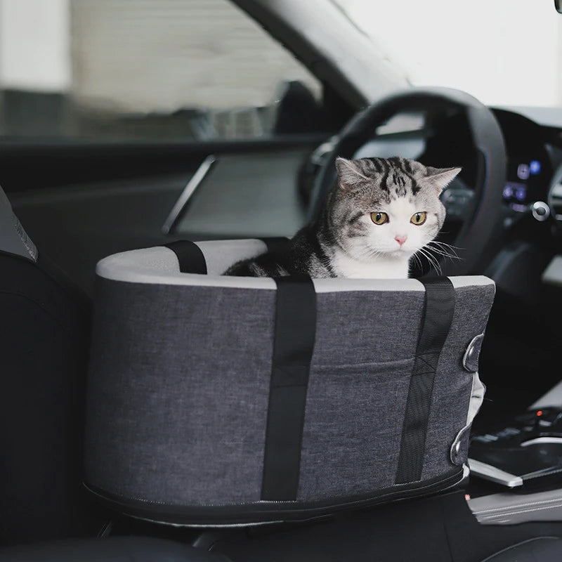 Portable Dog Cat Car Seat Travel Companionship Safety Pet Car Bed Safety Travel Cat DogBed Transport for Bag