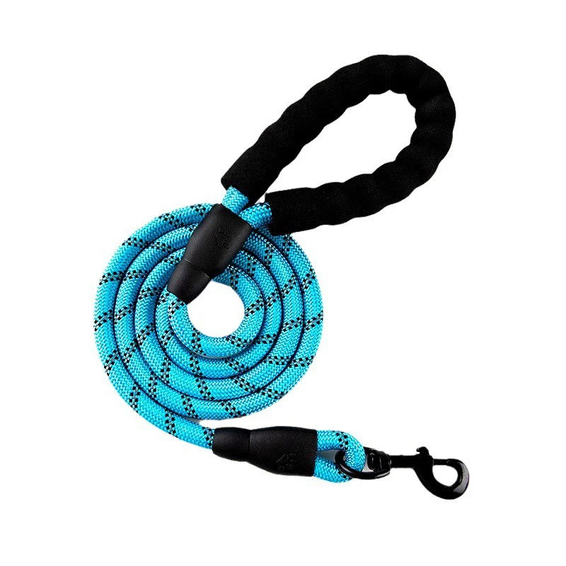 2M Pet Dog Leash with Soft Padded Handle Highly Reflective Dog Rope for Night Walking Suitable for Small Medium and Large Dogs