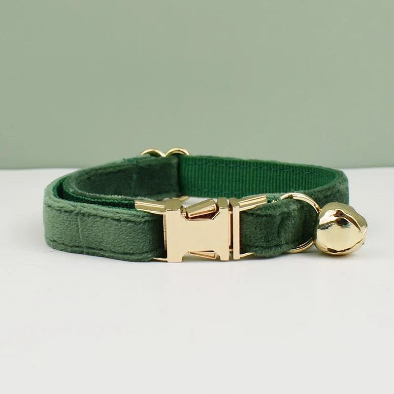 Title (SEO, ≤60 chars): Velvet Cat Collar With Bowknot And Breakaway Adjustable