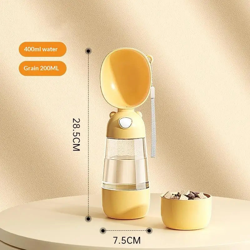 Portable Pet Water Bottle Feeder Dog Outing Water Cup for Outdoor Walking Multi Functional Pet Companion Cup Dispenser Supplies