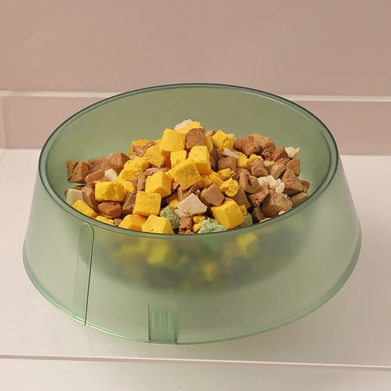 Pet Large Capacity Bowl Puppy Snack Bowl Antislip Round Mouth Single Bowls Cat Dog Feeding Water Storage Bowl Pet Feed Supplies