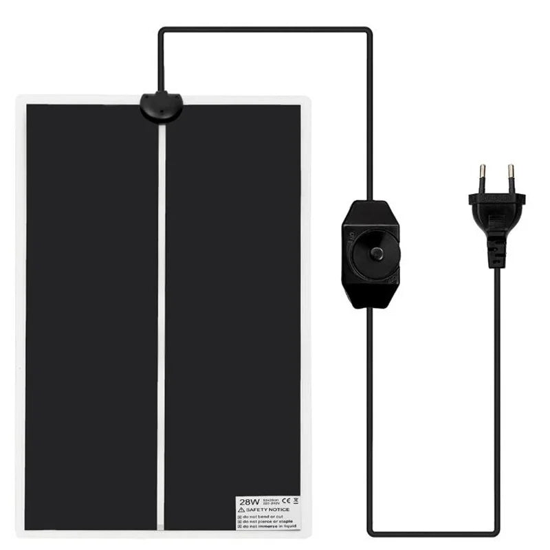 5-45W Terrarium Reptiles Heat Mat Climbing Pet Heating Warm Pads Adjustable Temperature Controller Mats Reptiles Supplies