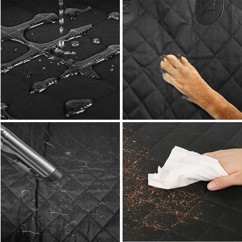 Dog Car Seat Cover Pet Vehicle Hammock Waterproof Pet Dog Travel Mat Waterproof Car Rear Back Seat Protector Mat