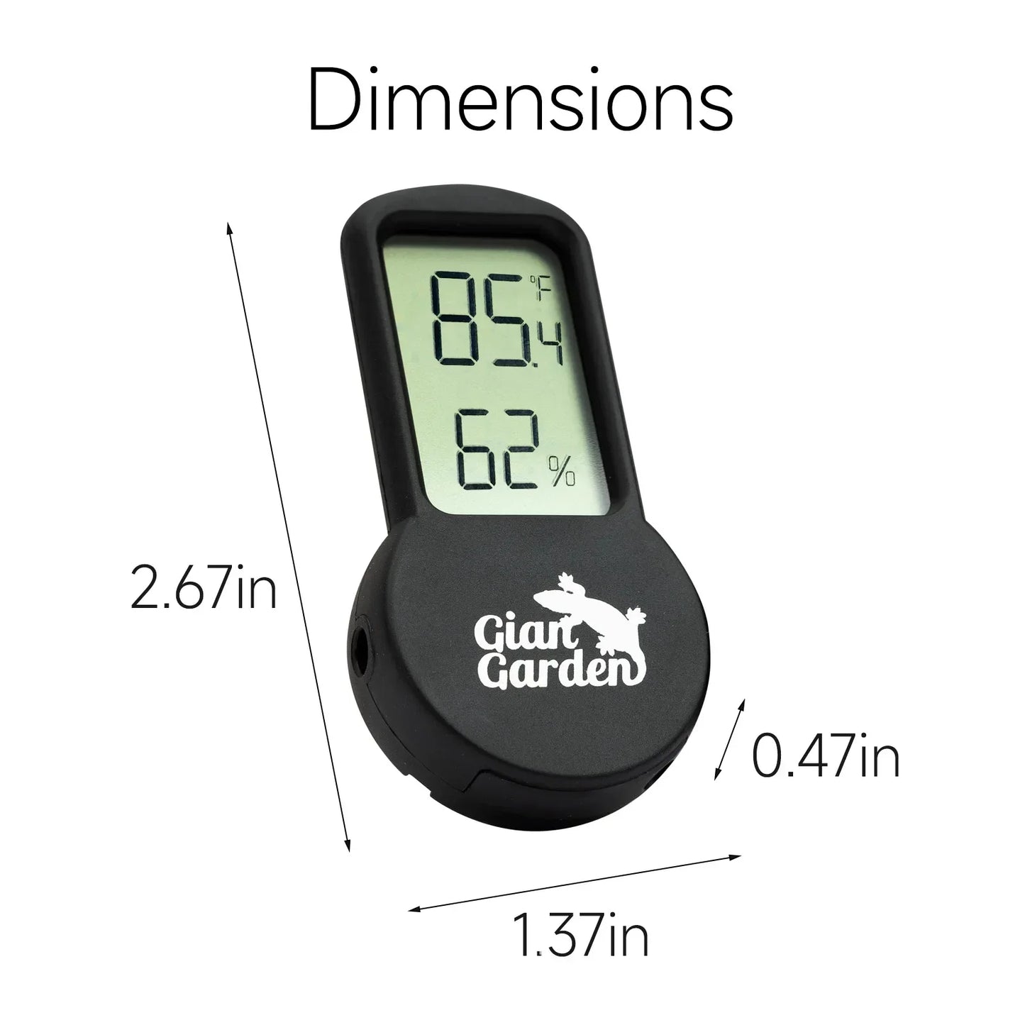Reptile Hygrometer & Thermometer for Terrarium Gecko/Bearded Dragon/Frog/Tortoise Habitat Monitoring  reptile accessories