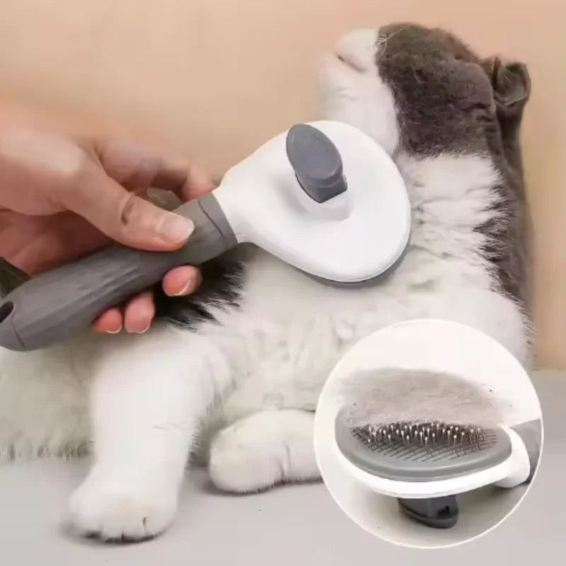 Pet Dog Brush Cat Comb Self Cleaning Pet Hair Remover For Dogs Cats Grooming Tools Pets Dematting Comb Pet Grooming Accessories