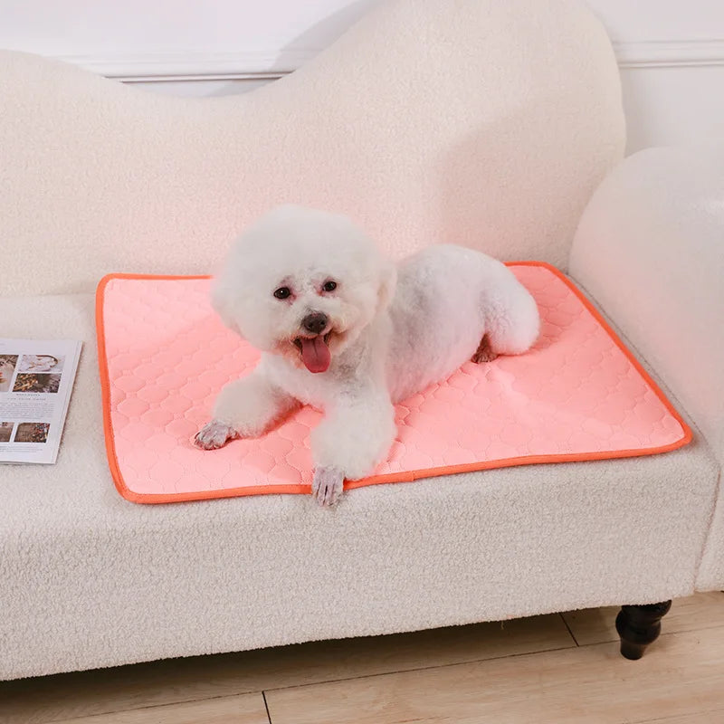 Reusable Pet Diaper Mat Dog Mat Washable Dog Pee Pad Waterproof Training Pad Urine Absorbent Mat for Car Seat Floor Sofa