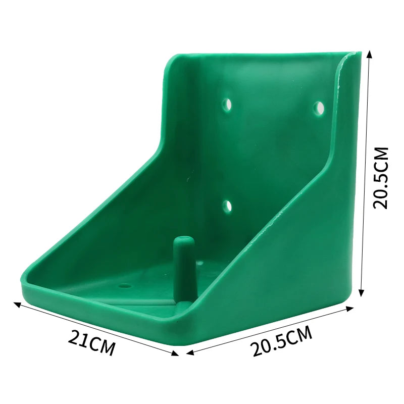 Wall-Mounted Cattle Sheep Licking Brick Box Salt Bricks Mineral Block Feeder Livestock Feeding Rack Plastic Feeding Box