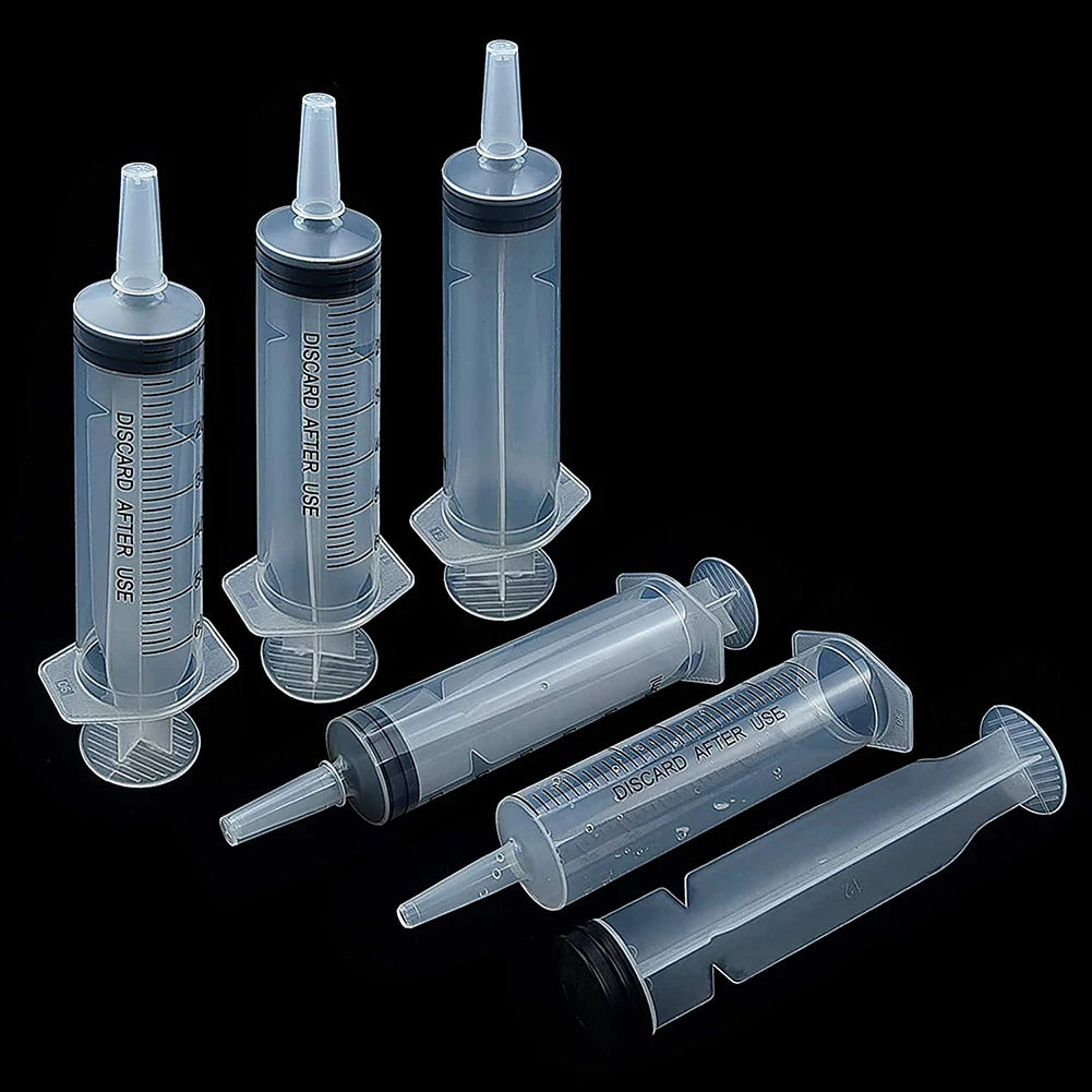 Reusable 60ml Plastic Nutritional Syringe For Pet Feeding Without Needle Small Dog 2 4 6 8 10 Pieces
