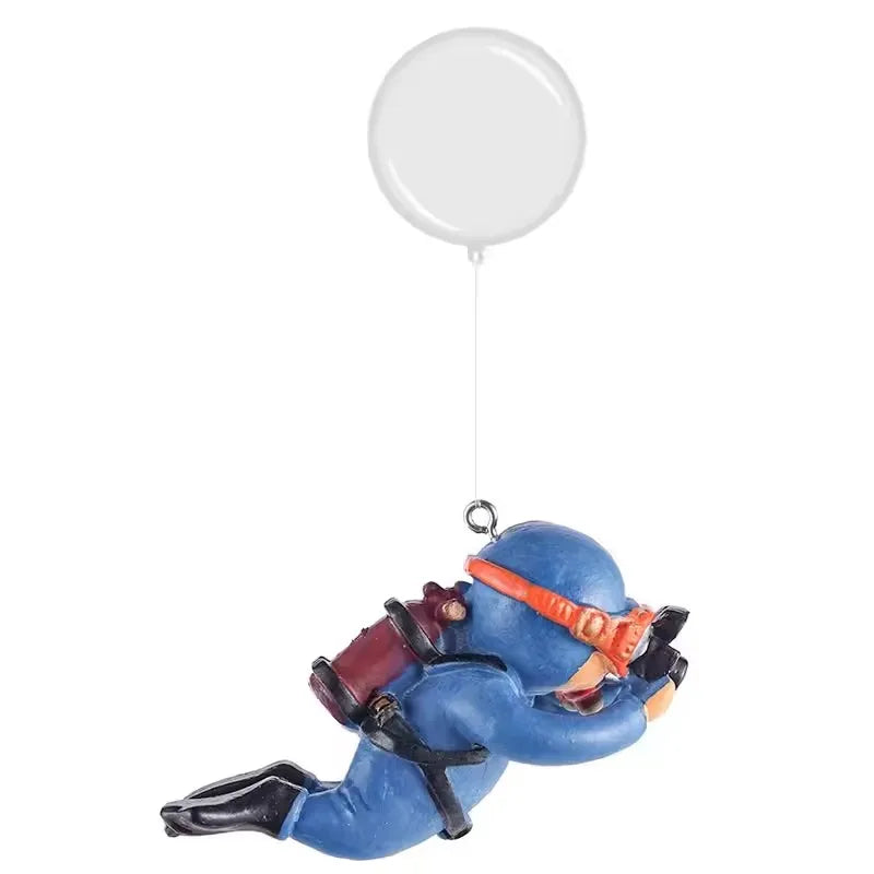 Fish Tank Decorations Aquarium Accessories Floating Diver Aquarium Ornaments Small Floating Ball Aquarium Accessories
