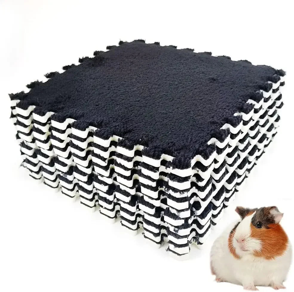 4/10Pcs Rabbit Guinea Pig Cage Liner Small Pet Items Waterproof Anti Slip Bedding Mat Highly Absorbent Pee Pad For Pet SleepMat