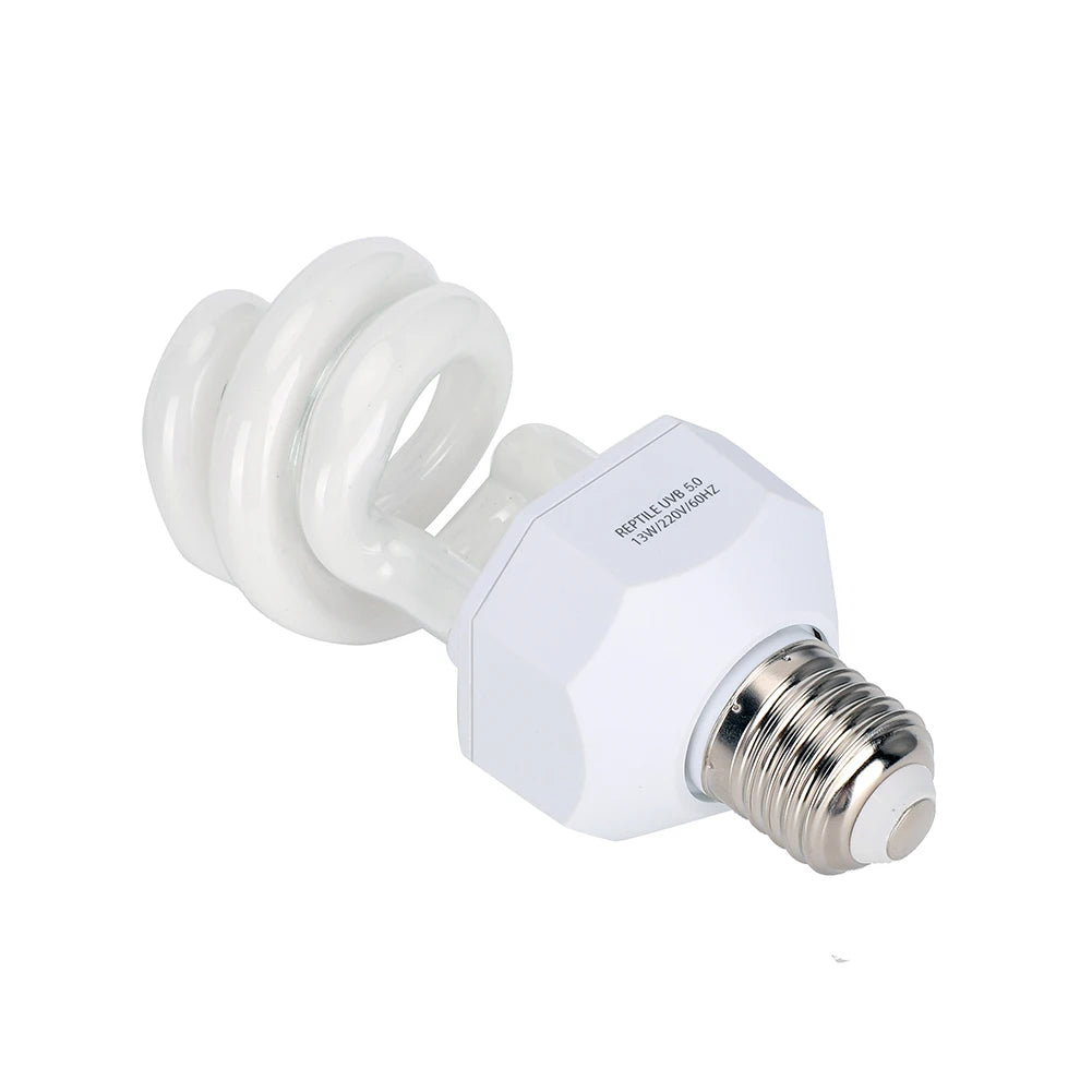 13W 220V Reptile UVB Energy Saving Lamps Tortoise Snake Lizard Light Bulb Reptile Lamp Reptile Light Bulb Reptile UVB Lamp Bulb