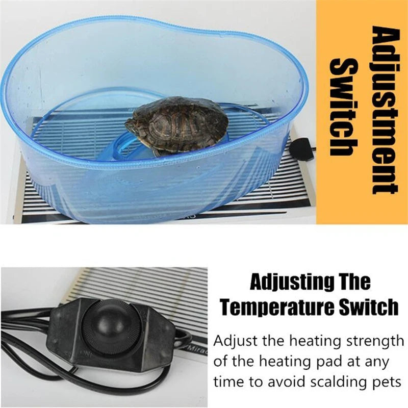 Terrarium Reptiles Heat Mat 41W With Adjustable Temperature Controller Climbing Heating Pad