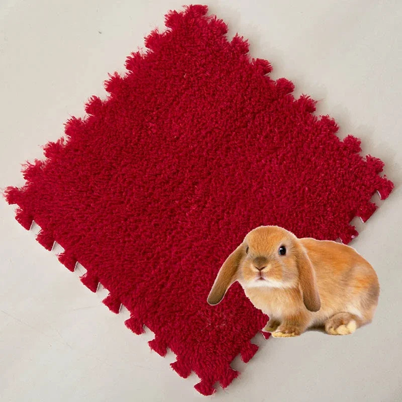 4/10Pcs Rabbit Guinea Pig Cage Liner Small Pet Items Waterproof Anti Slip Bedding Mat Highly Absorbent Pee Pad For Pet SleepMat