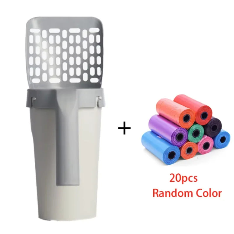 New Pet Litter Shovel Candy Color High Appearance Horizontal Handle Cat Toilet Shovel Poop Pickup Cat Cleaning Supplies