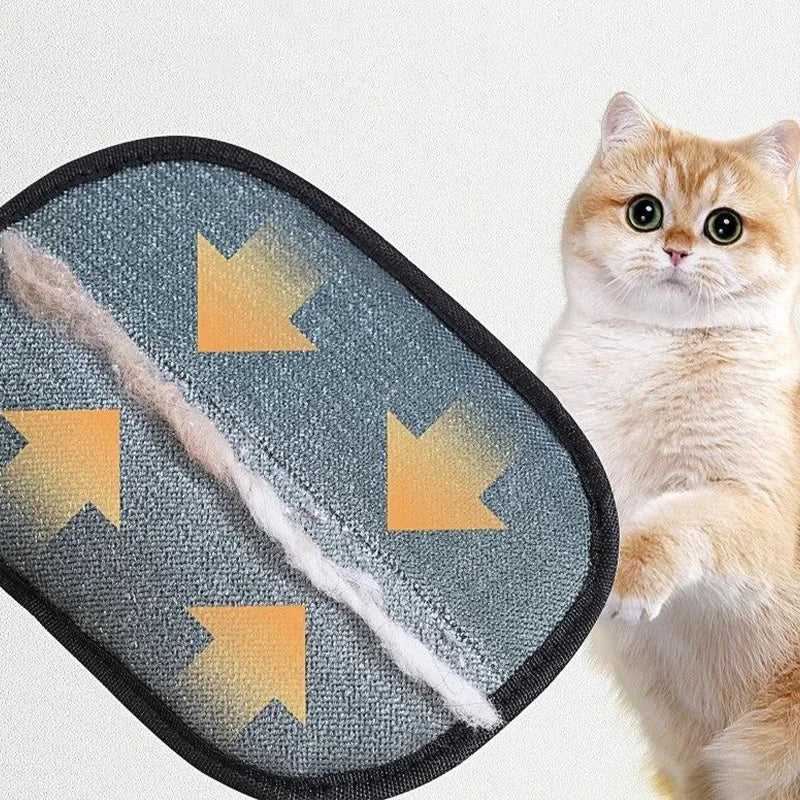 Upgraded Pet Hair Cleaning Removal Gloves Pet Grooming Finger Glove Reusable Sofa Carpets Cat Dog Hair Cleaning Tools