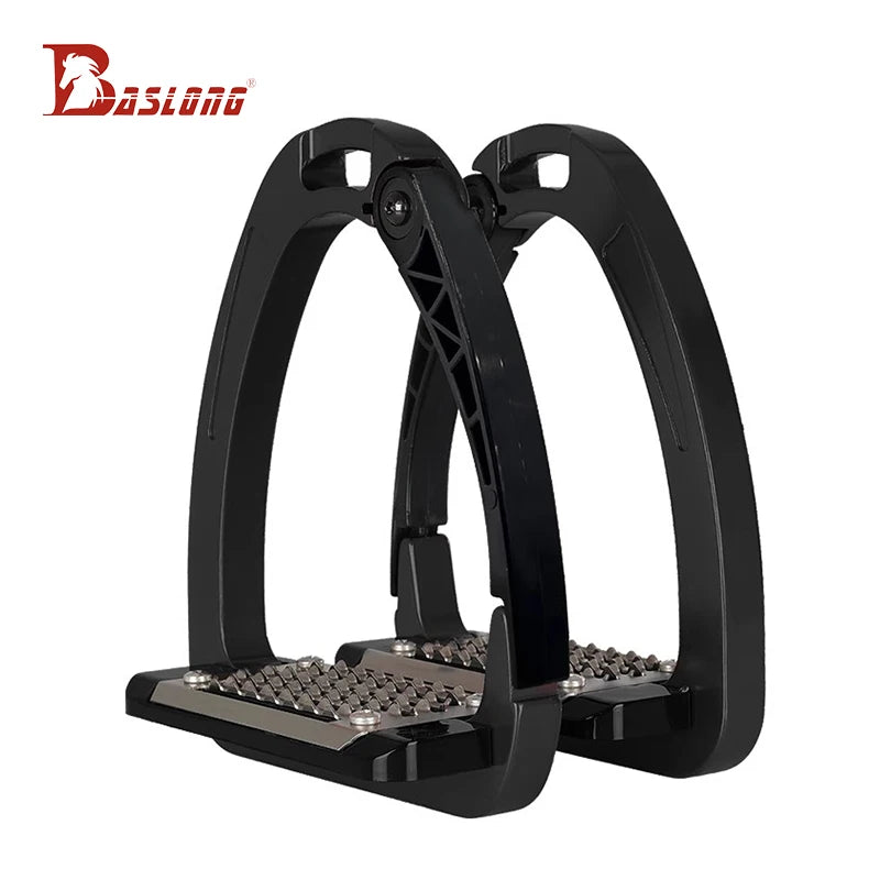 Baslong Equestrian Sports Horse Stirrups Equestrian Equipment Adult Stirrups Children's Professional Stirrups Safety Stirrups Rider Equipment