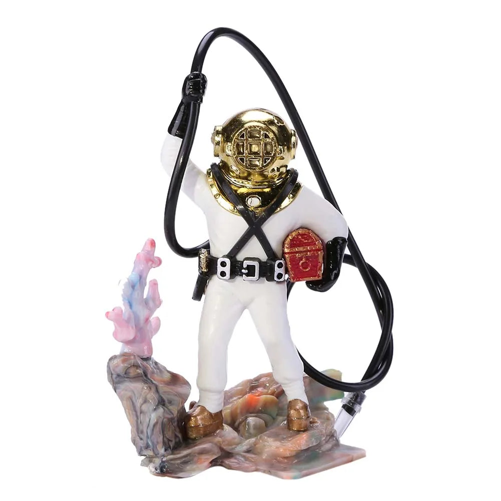 Aquarium Landscaping Oxygen Pneumatic Toy Diver Ecological Fish Tank Decorations