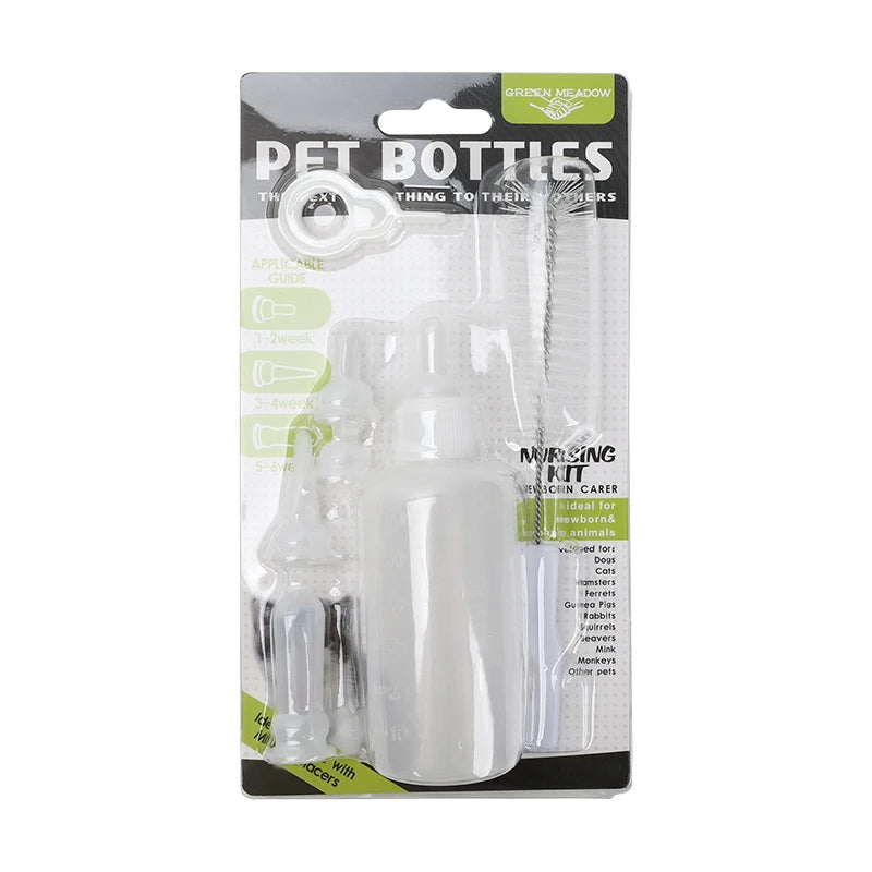 Pet Feeding Bottle Dog Puppy Newborn Dog Dog Cat Kitten Feeding Bottle Teddy Small Pacifier Pet Supplies