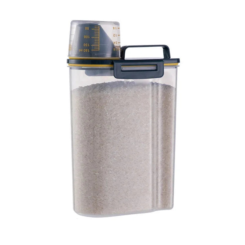 Premium Airtight Pet Food Storage Container, Large Capacity & Easy Clean, Durable Stylish Design for Dogs & Cats