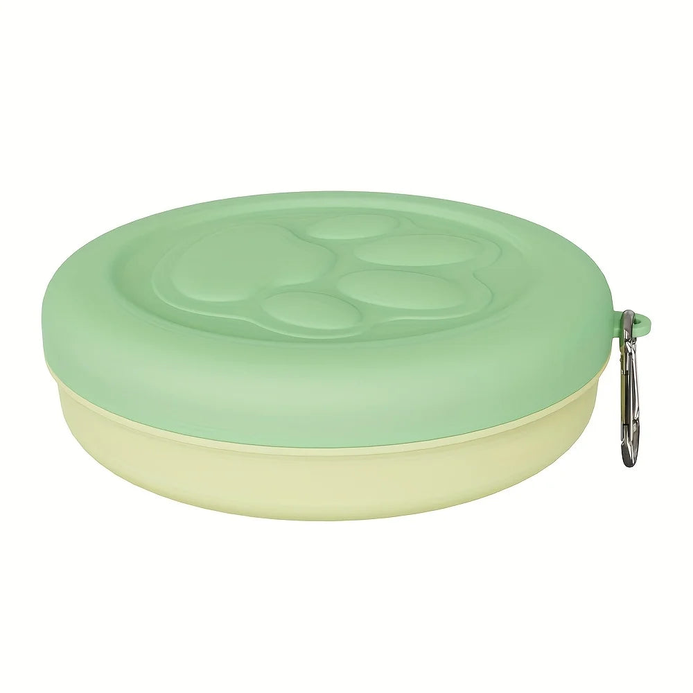 1pc Pet Travel Bowl Outdoor Pet Portable Dog Food Bowl Snack Box Multifunctional Dog Dog Training Snack Bag Pet Snacks Bag