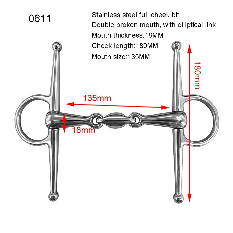 Title (SEO, ≤40 chars): Horse Bit Snaffle Gag for Training