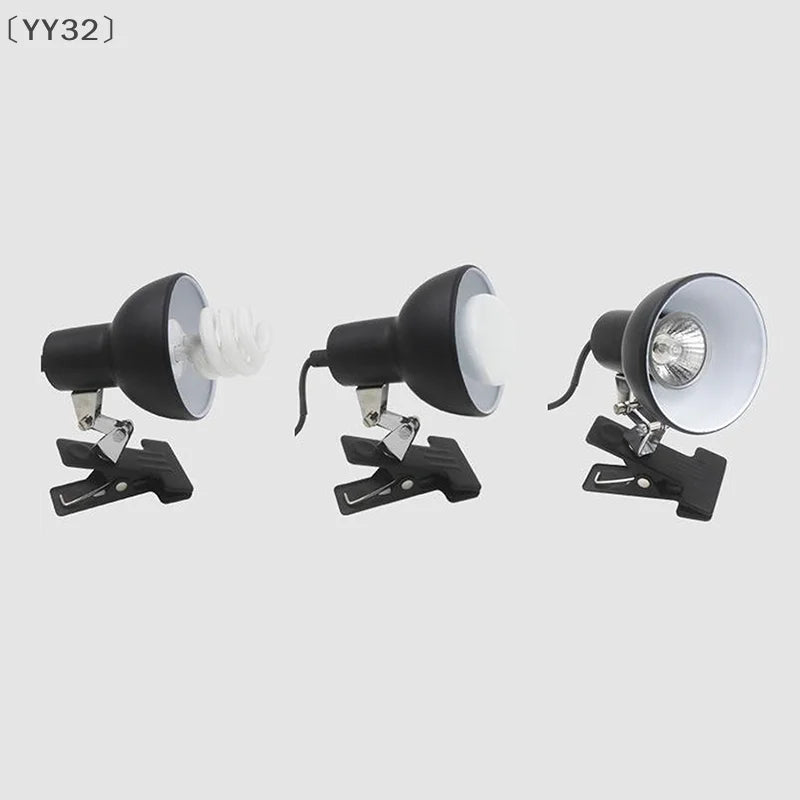 〔YY32〕Reptile Light Fixtures Animals Heat Lamp Protector Lampshade Shell Metal Supplies Reflector Dome Heating Habitat Lighting