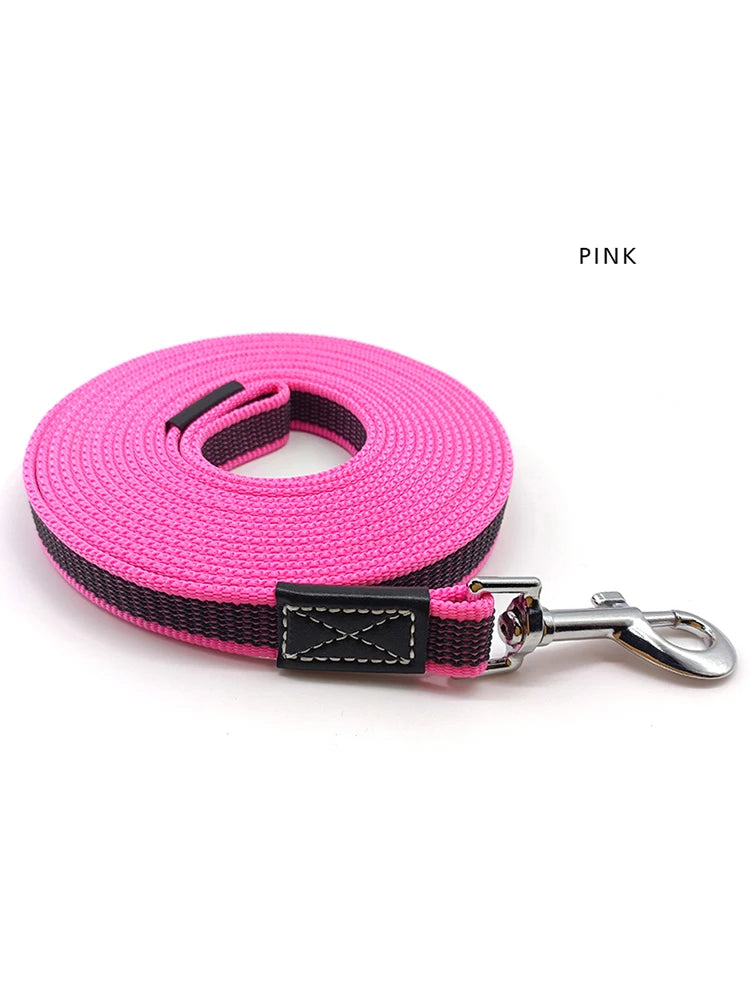 Small Big Dog Leash 1M 2M 3M 5M Non Silp Pet Rope 5 Meters Rubber Long Leashes 7M 10M  Durable Straps Outdoor Training  Supply