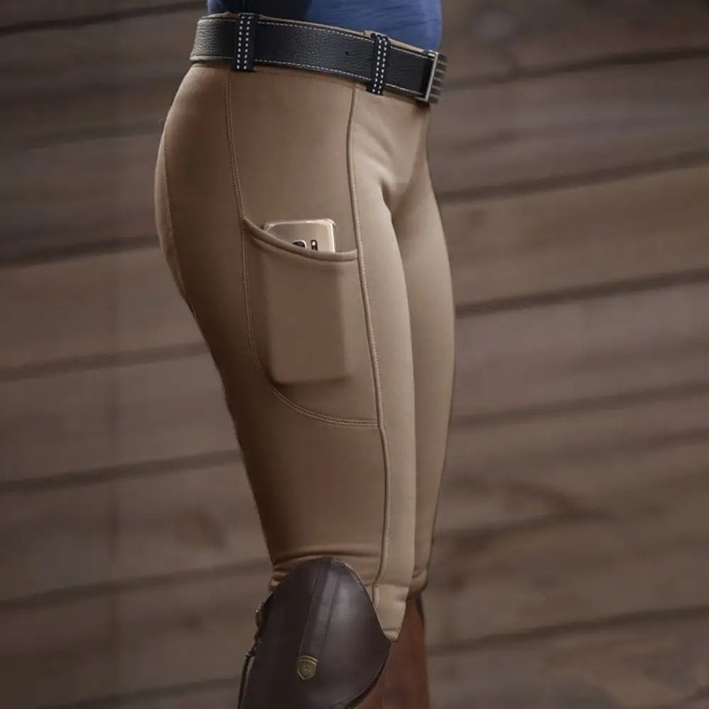 Equestrian Breeches Anti-Pilling Slim Unisex Riding Pants
