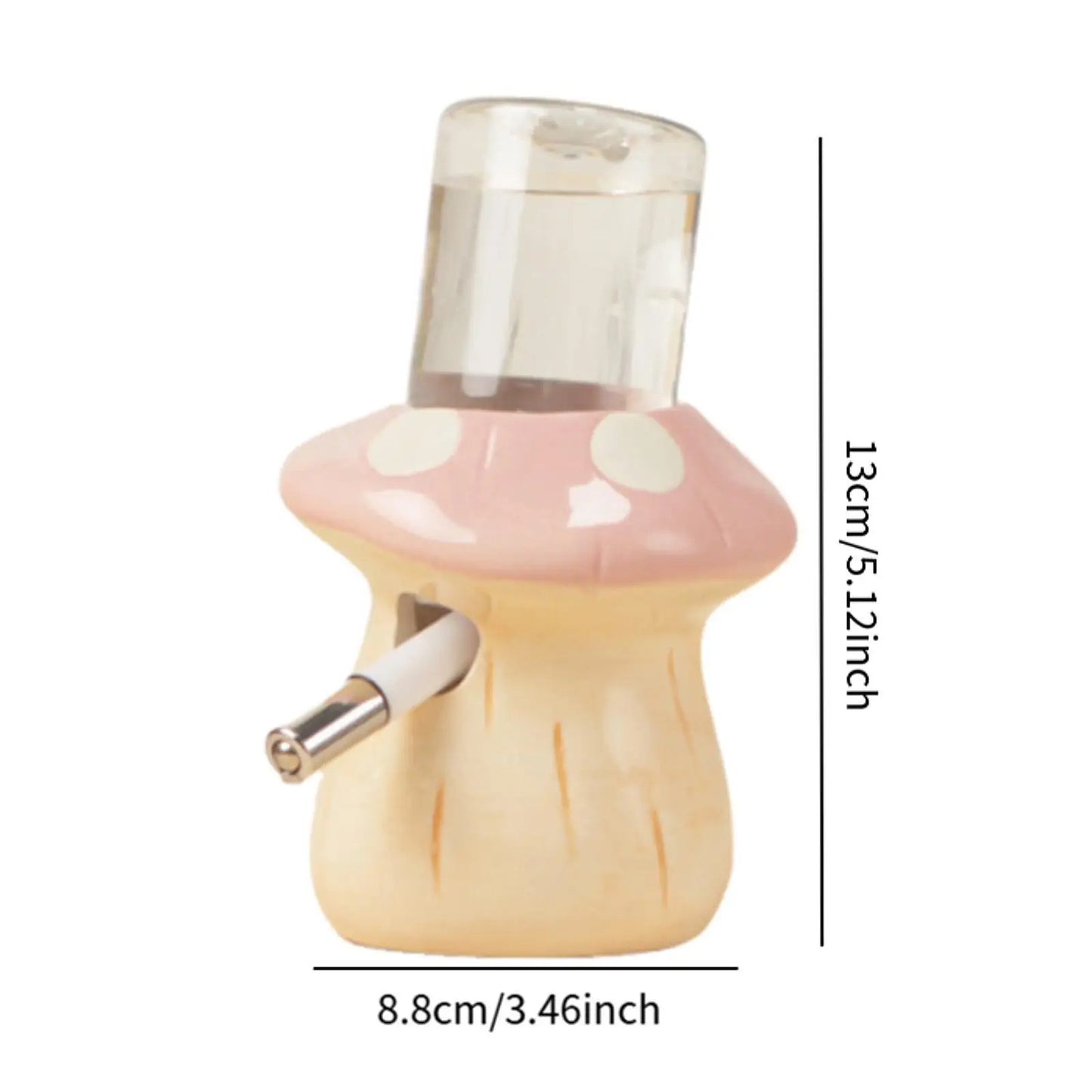 Hamster Water Bottle with Easy to Cage Accessories Ceramic for Ferret Rat
