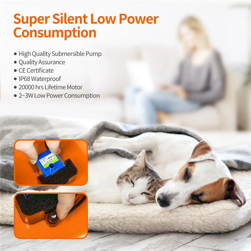 PetTech Smart Automatic Pet Feeder and Water Fountain
