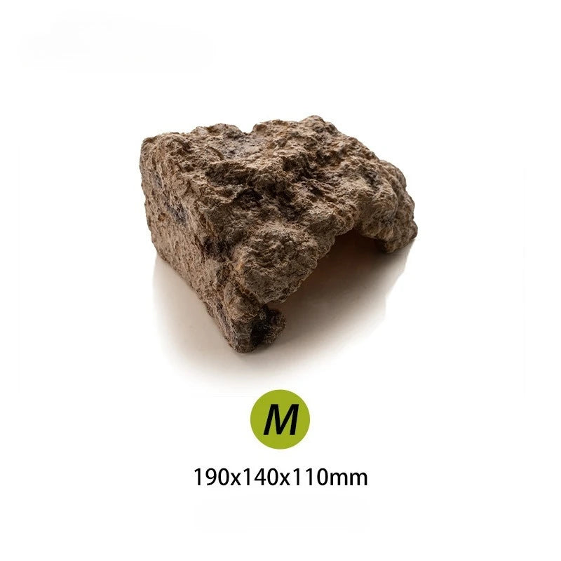 Lizard Snake Turtle Shelter Hide Rest Cave Resin Reptile Hide Cave Artificial Decoration Aquarium Landscaping Decors 도마뱀용품