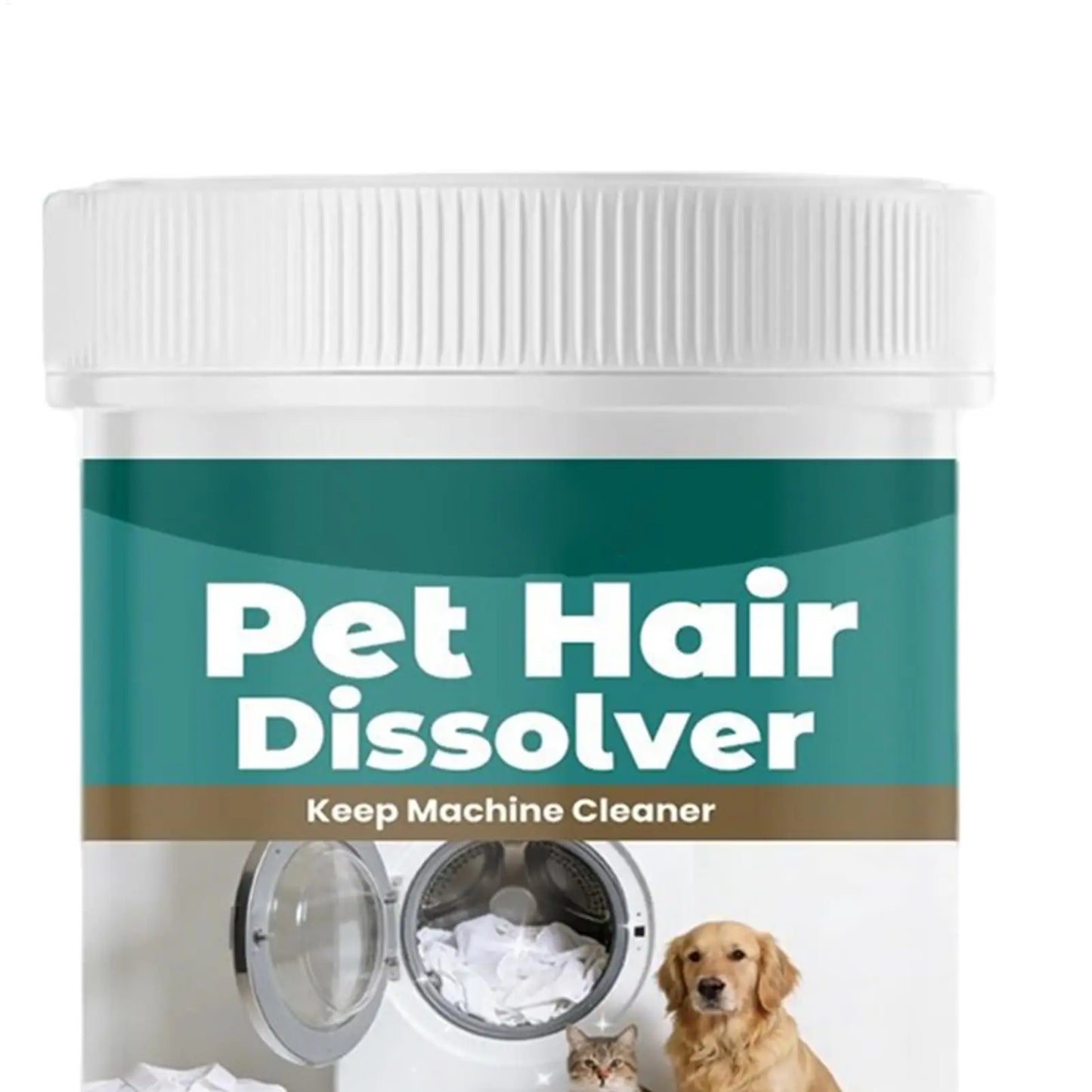 100g Pet Hair Dissolver Laundry Cleaner Washing Machine Hair Remover Detergent Additive Multipurpose Laundry Dog Hair Catch