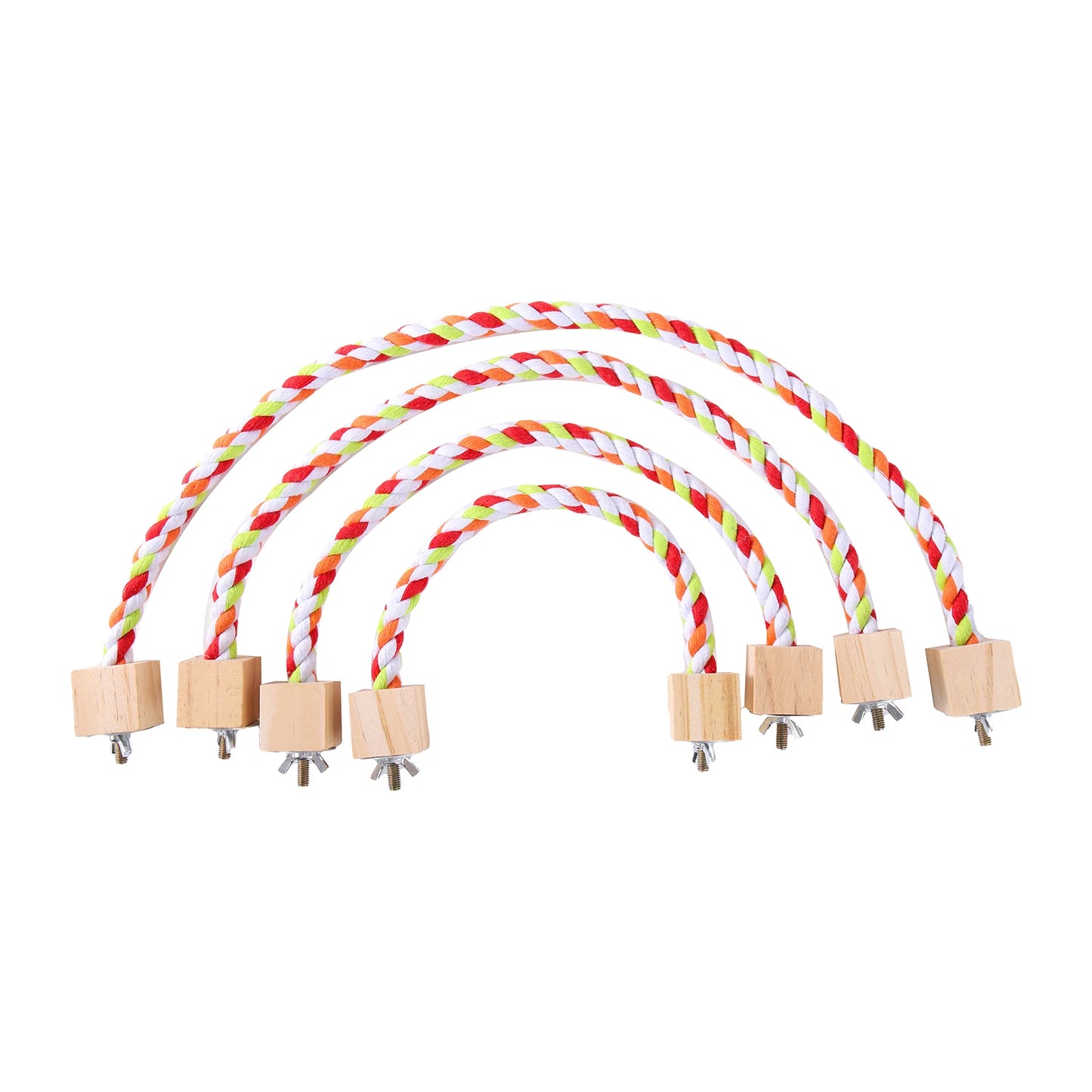 Cotton Rope Bird Toy Safe Chew Climb