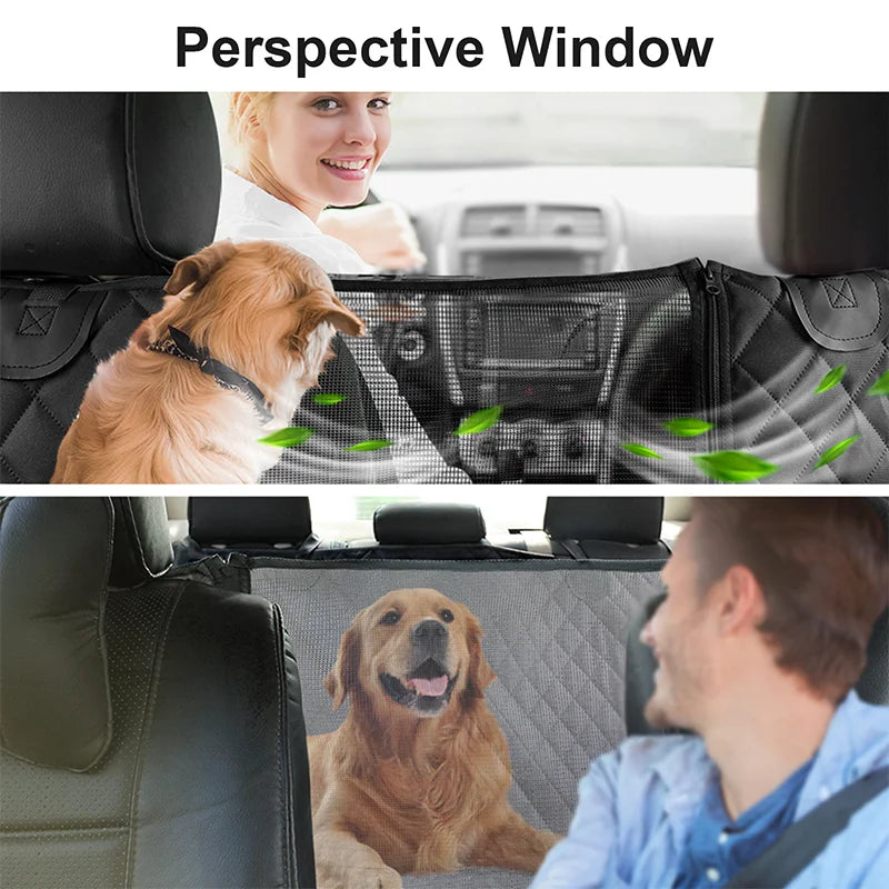 Dog Car Seat Cover Pet Vehicle Hammock Waterproof Pet Dog Travel Mat Waterproof Car Rear Back Seat Protector Mat