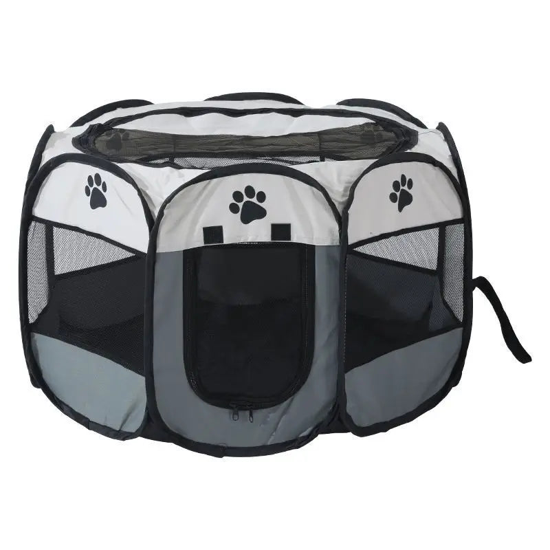 HOOPET Cat Delivery Room Detachable Summer Pet Tent Outdoor Dog Folding Fence Cat Cage Dogs Enclosure Surrounded Pet Supplies