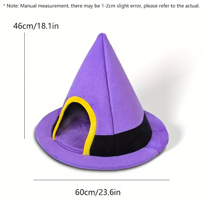 New Halloween Soft Pet Cat Bed Semi-Enclosed Winter Small Dog Nest Animal Sleeping House Accessories Outdoor Indoor Basket Cat