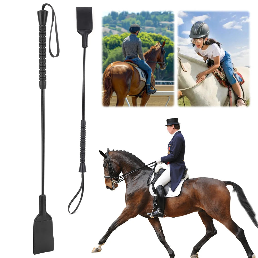 21Inch Riding Crop with Handle Equestrian Training Horse Whip Outdoor Portable Pointer for Equestrian Sports
