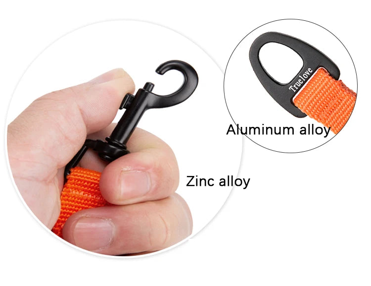 Truelove Pet Dog Leash Stretchable Elastic Buffer Nylon Seat Belt Can be Used with Chest Strap For All Varieties Pet TLL29712