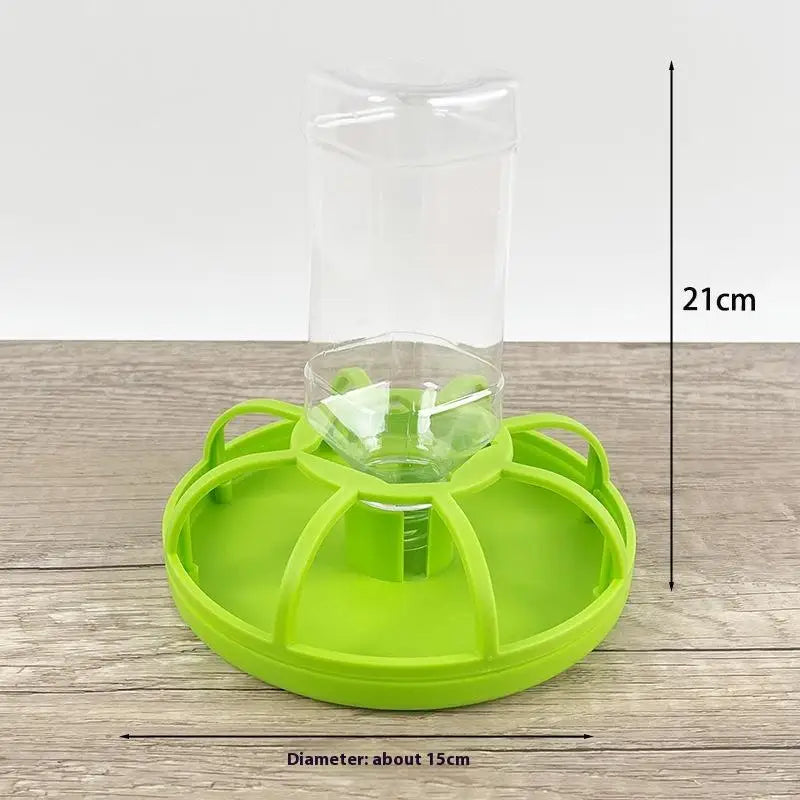Poultry Thickened Feeder And Drinker Water Food Dispenser Automatic Chicken Birds Chick Waterer Feeding Rutin Chicken Trough