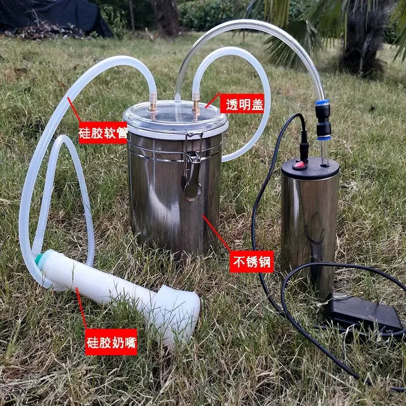 Electric cow milking machine sucking cow and goat milk machine manual household cow milking machine portable cow milking machine