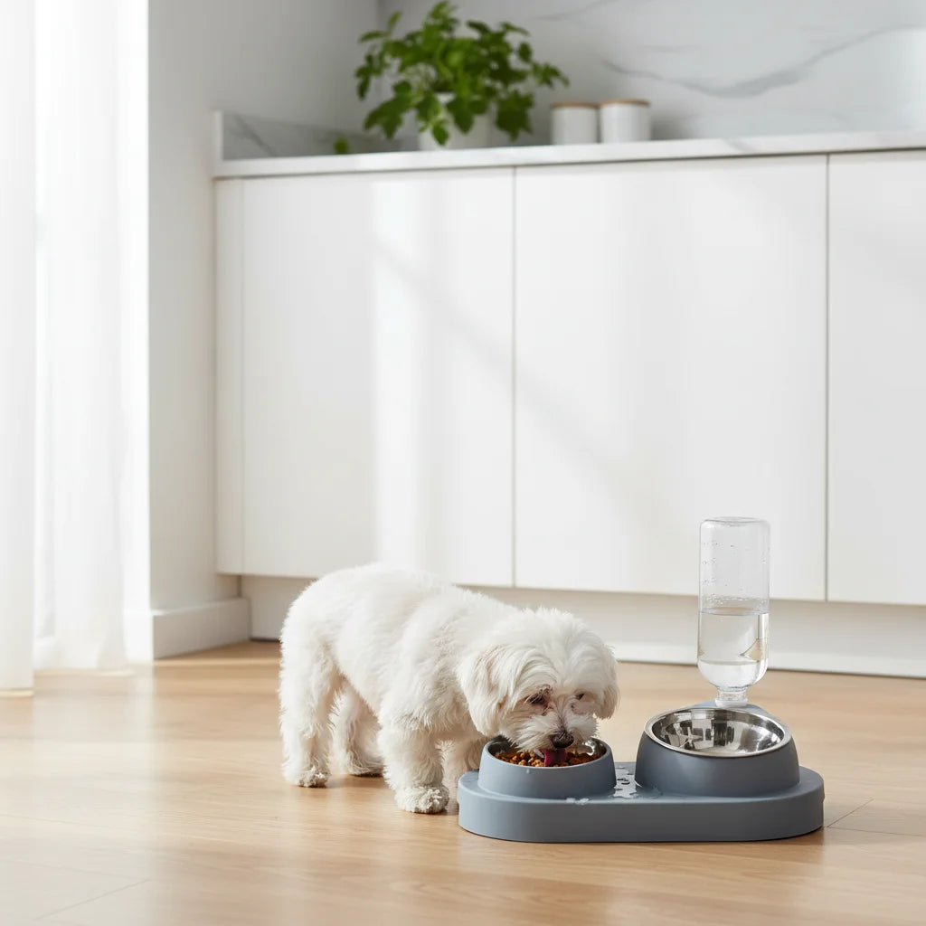 Pet Bowls Automatic Water Dispenser Feeder Cat Dog Food Water Bowl Non-Slip Pet Feeding Supplies