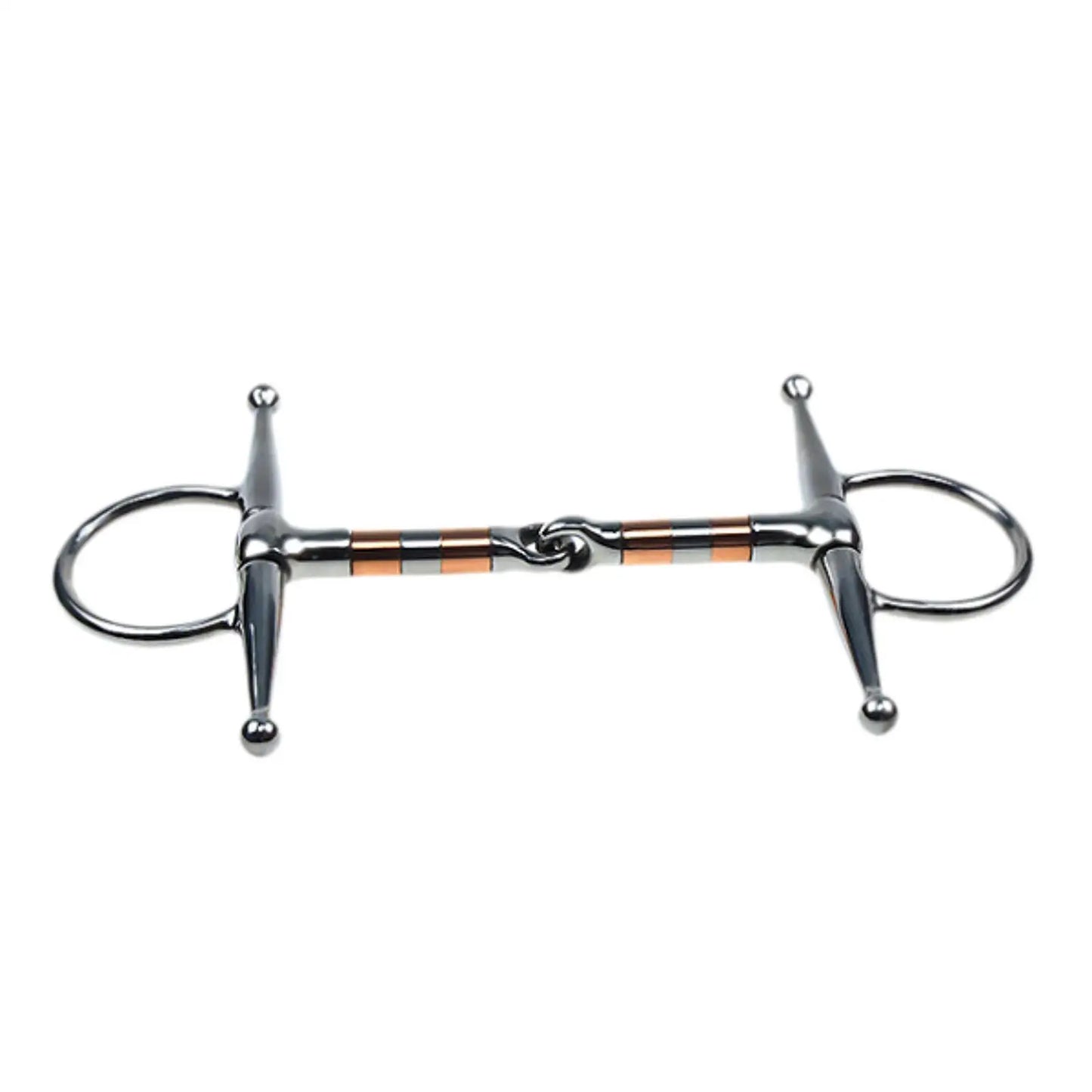 Stainless Steel Copper Mouth H Shape Horse Bit Snaffle For Stallion Chewing And Training 125mm Equestrian Riding