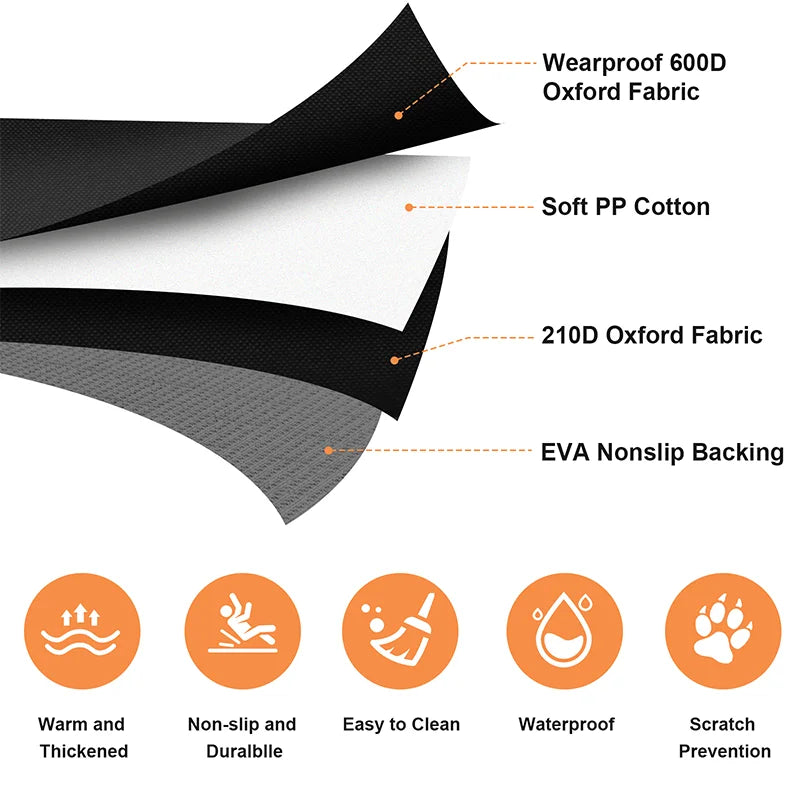 Dog Car Seat Cover Pet Vehicle Hammock Waterproof Pet Dog Travel Mat Waterproof Car Rear Back Seat Protector Mat