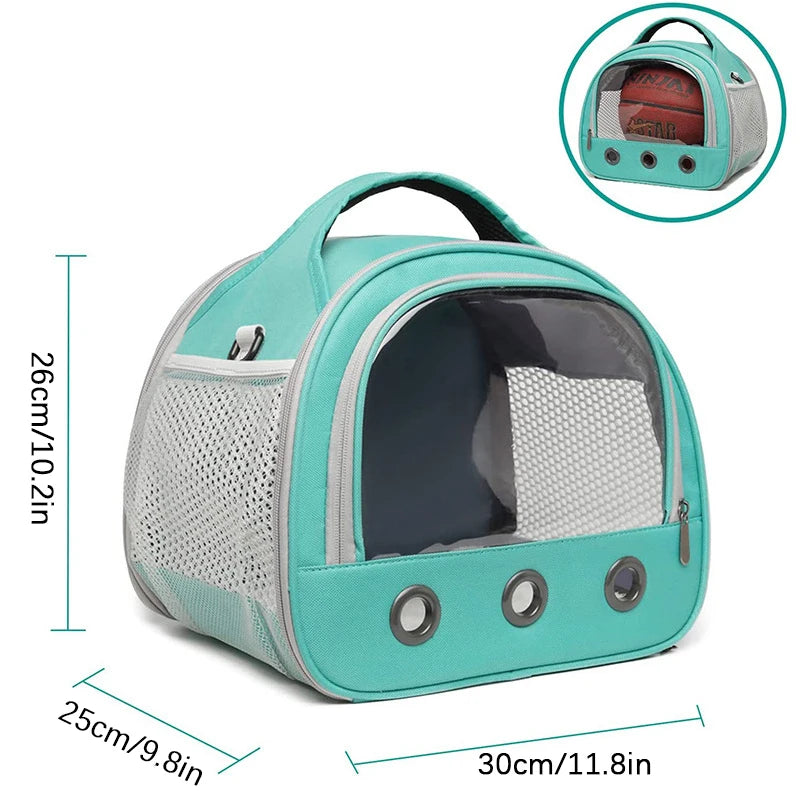 Portable Cat Carrier Bag Pet Cat Dog Bird Rabbit  Travel Bags Breathable Mesh Outdoor Tent Carrier Outgoing Pets Handbag