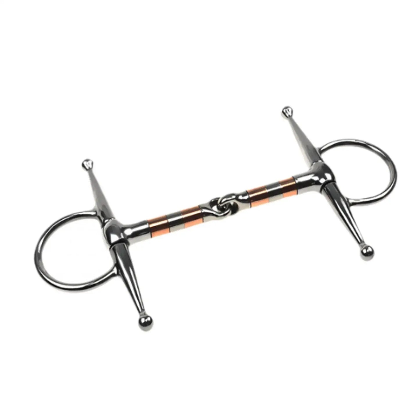 Stainless Steel Copper Mouth H Shape Horse Bit Snaffle For Stallion Chewing And Training 125mm Equestrian Riding